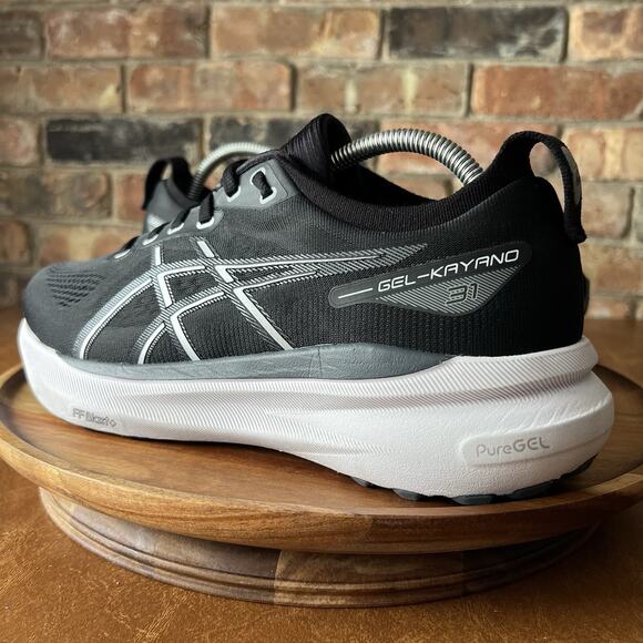ASICS Gel Kayano 31 White Black Men\'s 9 FF Blast Road Running Shoes Sneakers main image 8